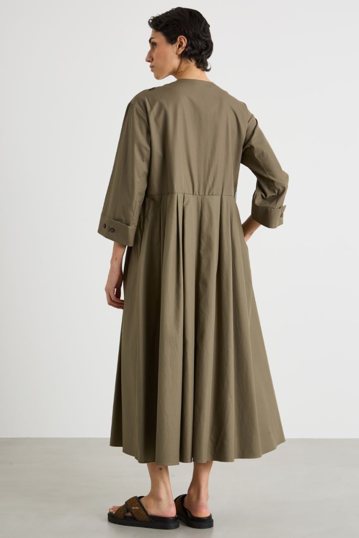 Abito chemisier midi a pieghe Intrend - 4