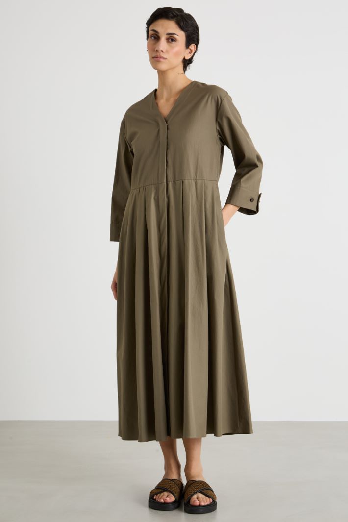 Abito chemisier midi a pieghe Intrend - 2