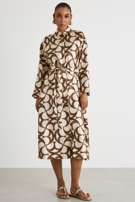 Abito chemisier con tasche