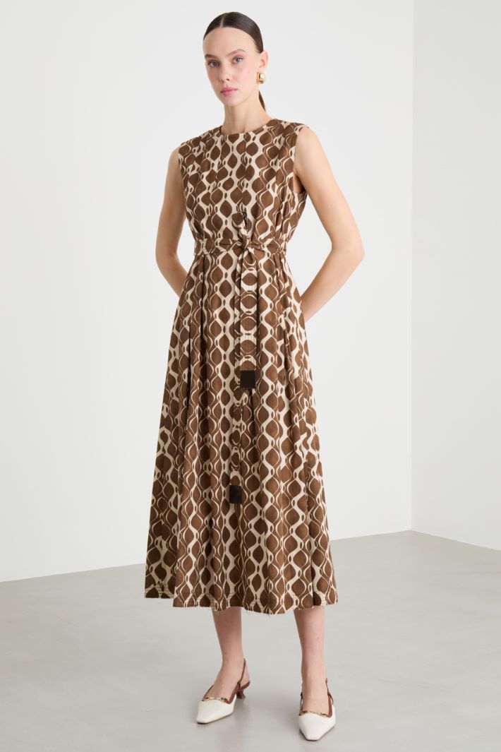 Abito in popeline stampato Intrend - 2