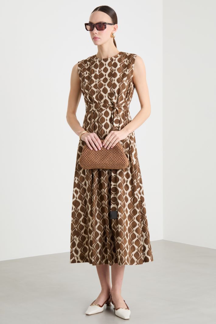 Abito in popeline stampato Intrend