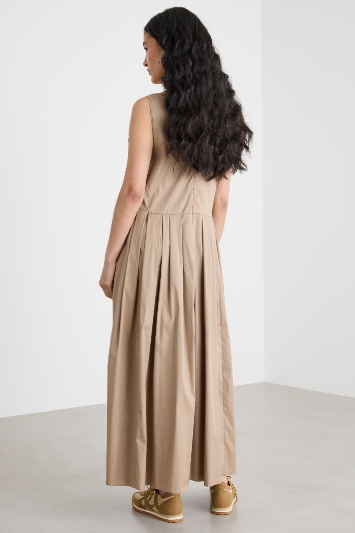 Sleeveless poplin dress Intrend - 4