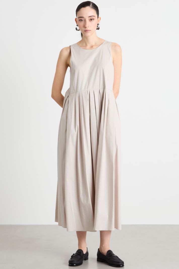 Sleeveless poplin dress Intrend - 2