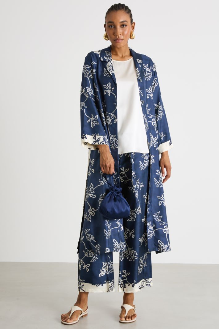 Abito kaftano stampato Intrend