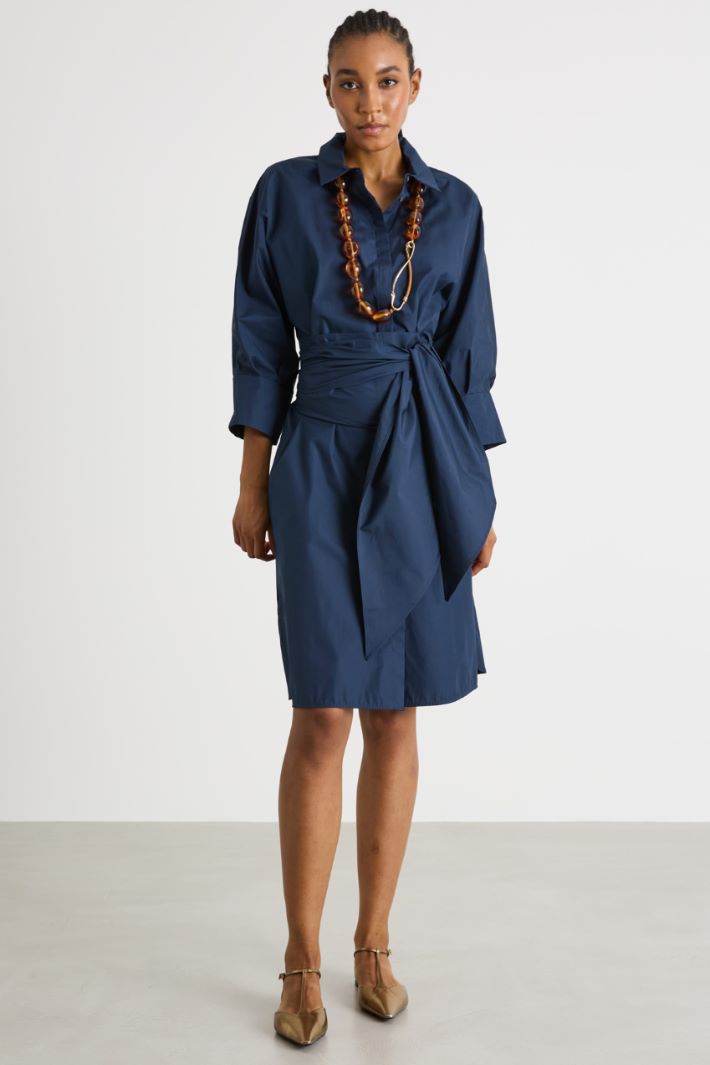 Abito chemisier in popeline Intrend