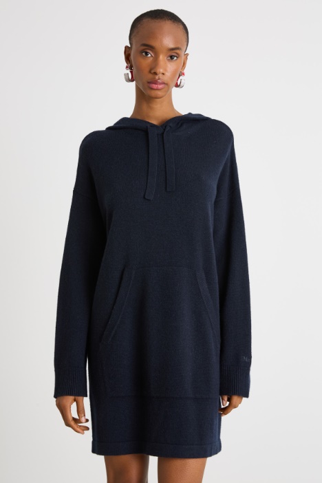Hooded sweatshirt dress Intrend