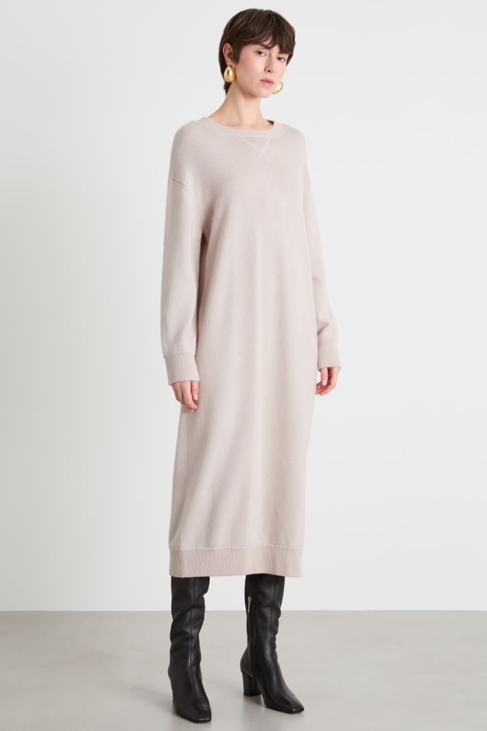 Wool and cashmere knitted dress Intrend - 2