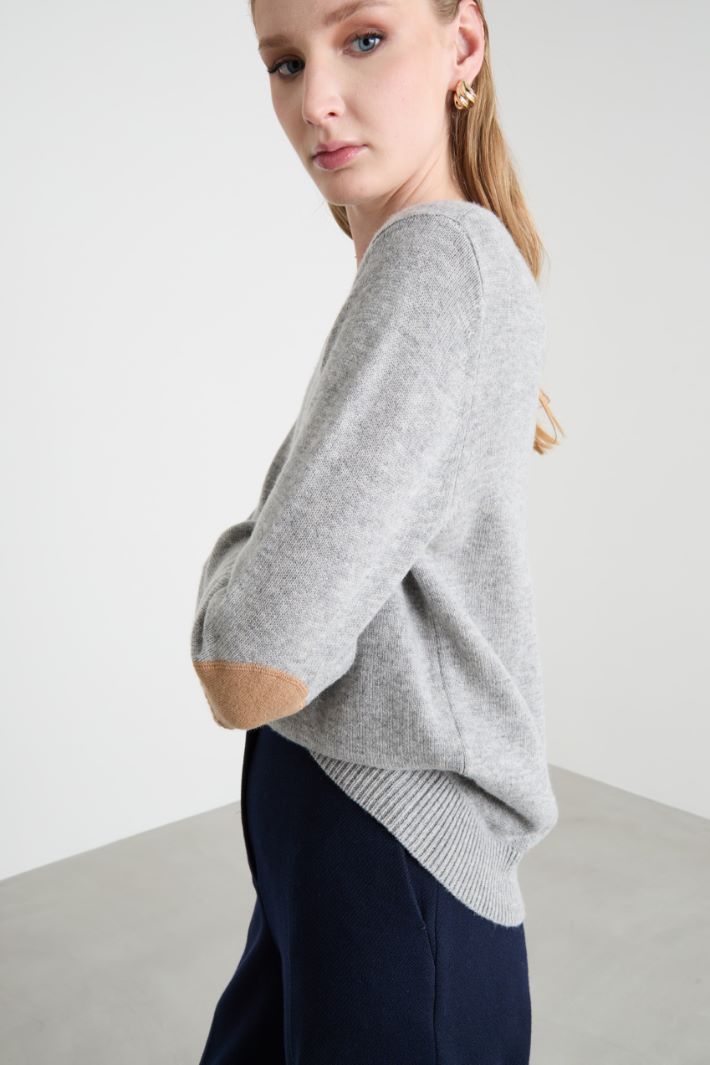 Elbow-patch jumper Intrend - 3
