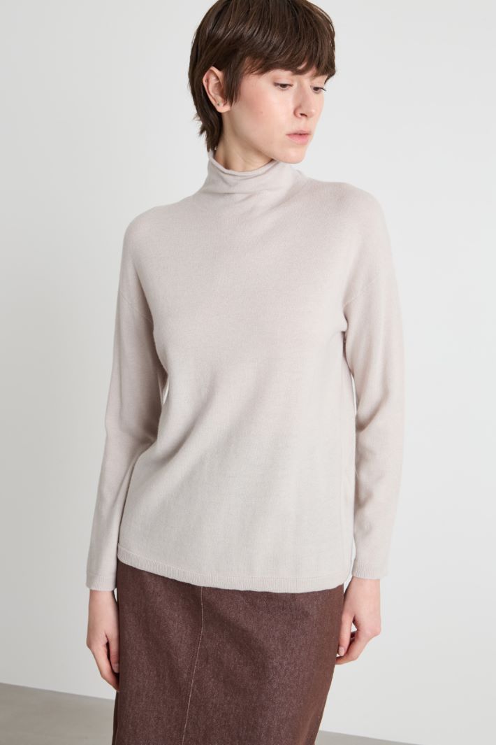 Soft wool roll-neck jumper Intrend - 2
