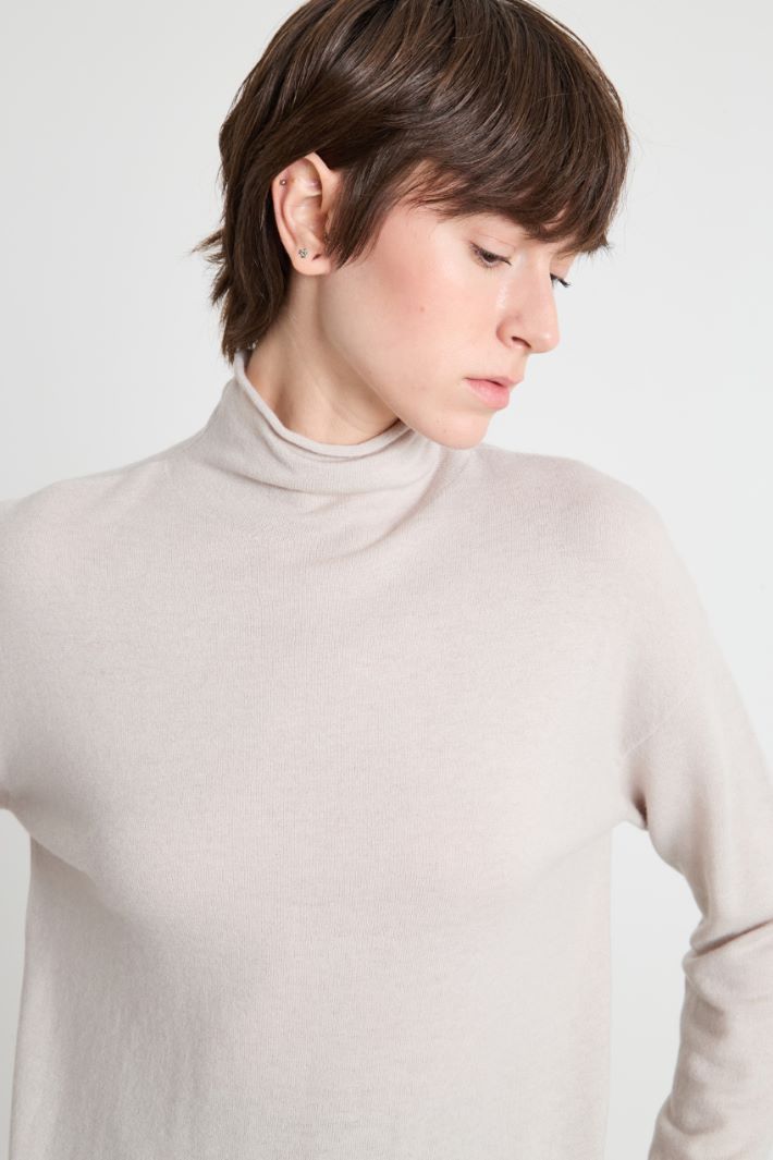 Soft wool roll-neck jumper Intrend - 3