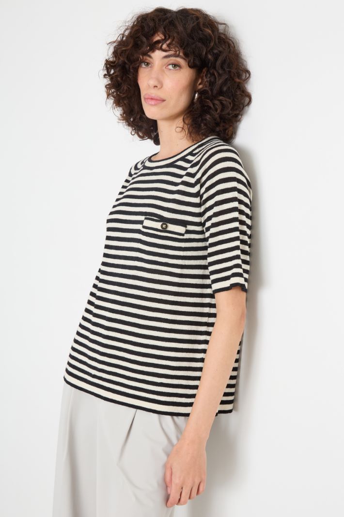 Linen knit top Intrend - 2