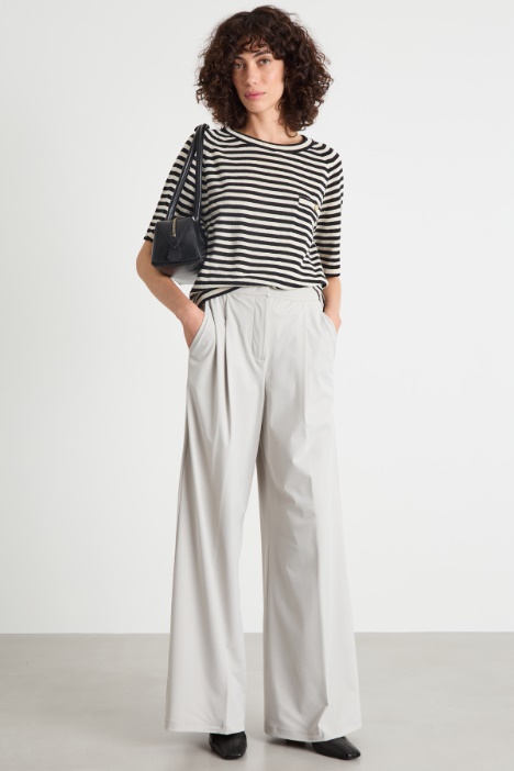 Linen knit top Intrend