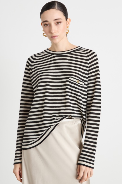 Lightweight linen jumper Intrend