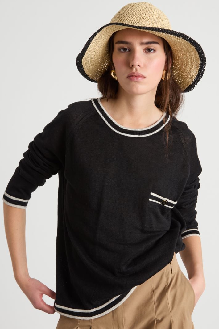 Lightweight linen jumper Intrend - 2