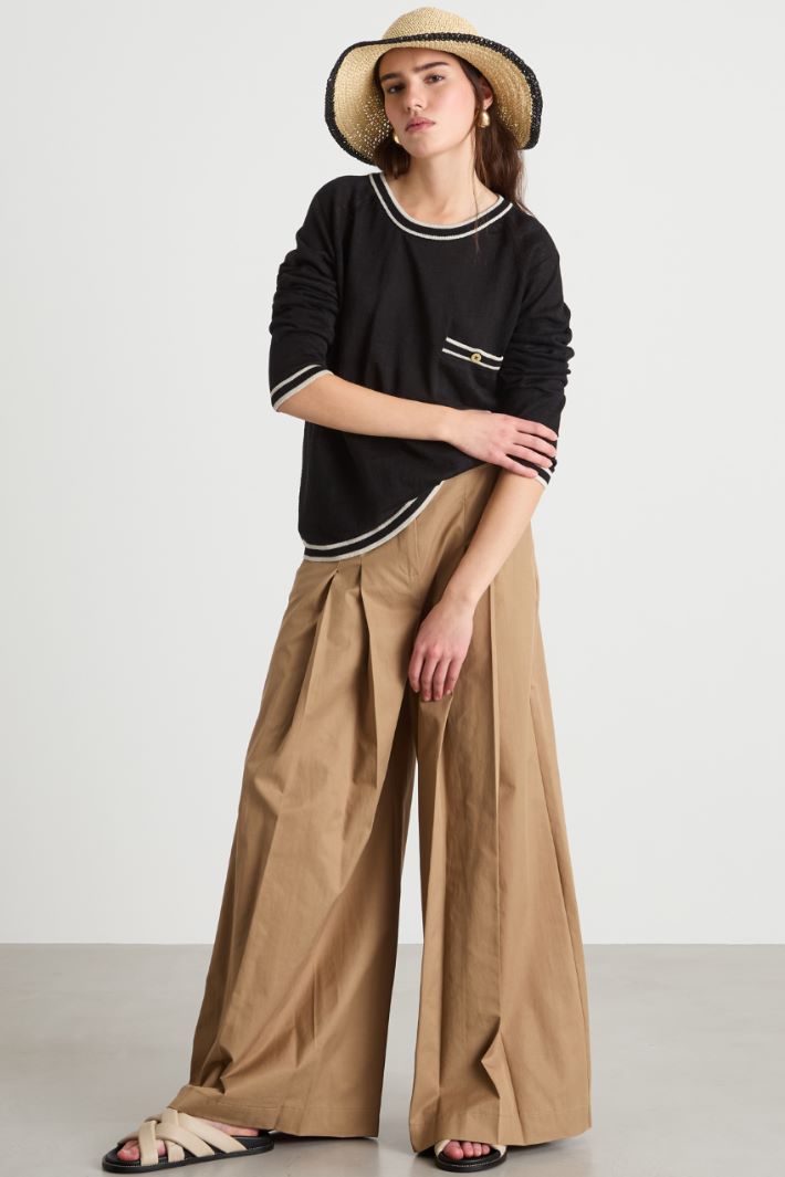 Lightweight linen jumper Intrend