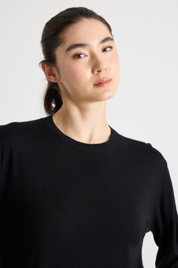 Maglia girocollo con maniche a spalla scesa Intrend - 3