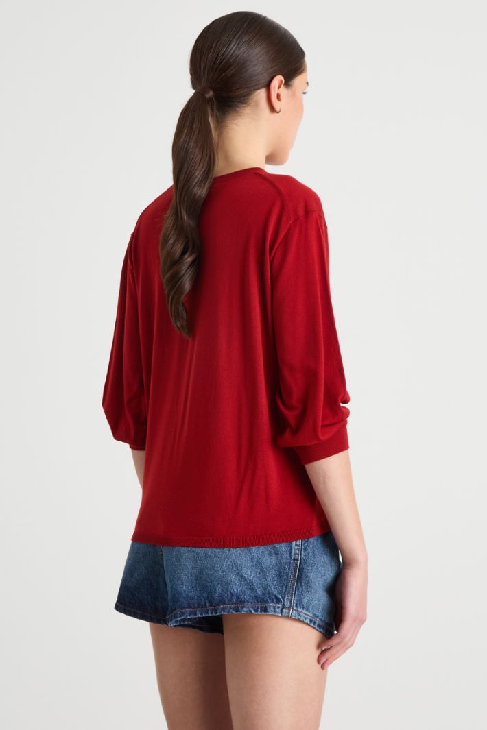Crew-neck dropped-shoulder jumper Intrend - 4