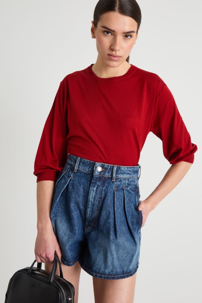 Crew-neck dropped-shoulder jumper Intrend - 2