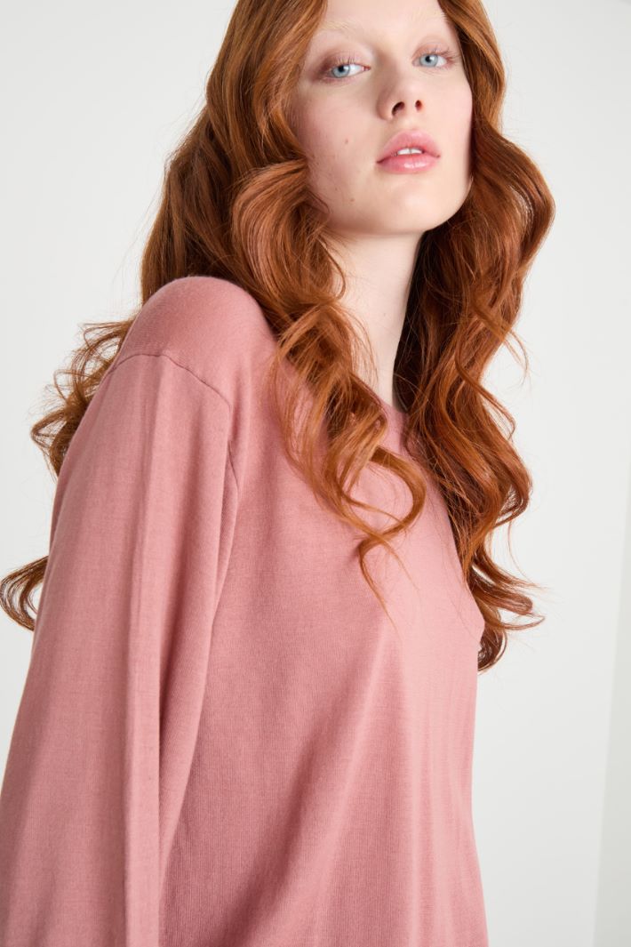 Crew-neck dropped-shoulder jumper Intrend - 3