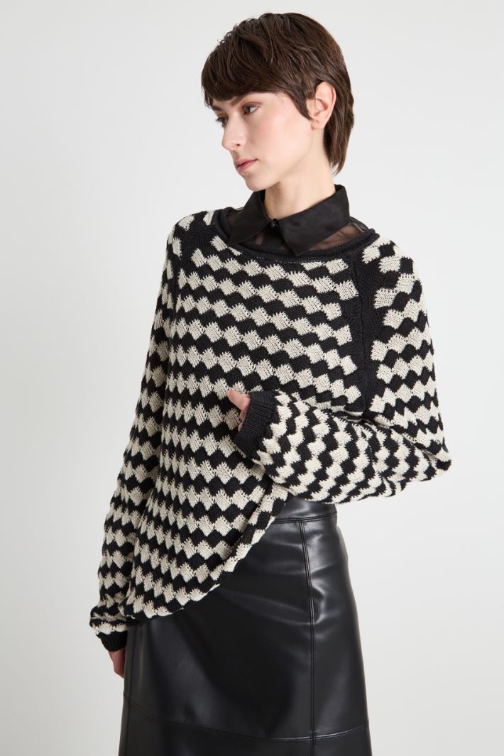 Lightweight raglan-sleeve jumper Intrend - 2