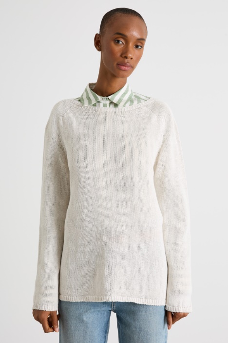 Lightweight linen jumper Intrend