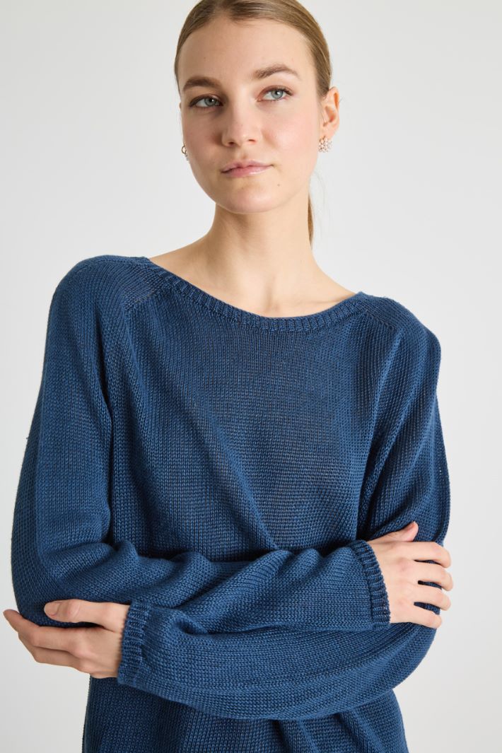 Lightweight linen jumper Intrend - 3