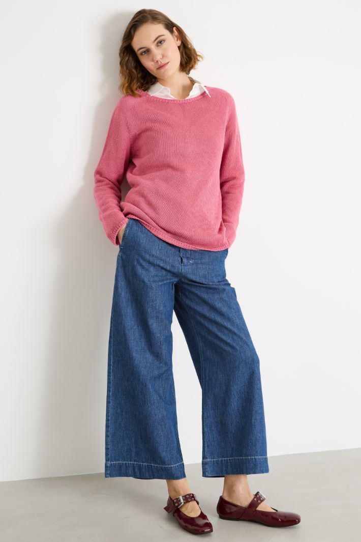 Lightweight linen jumper Intrend