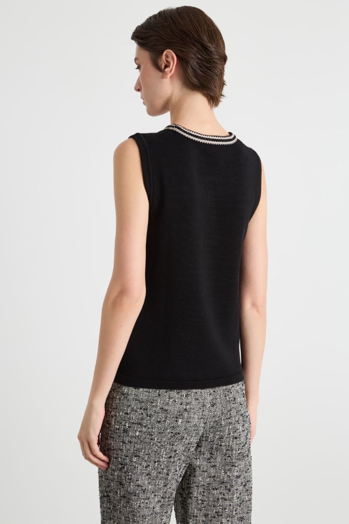 Contrast-trim gilet Intrend - 4