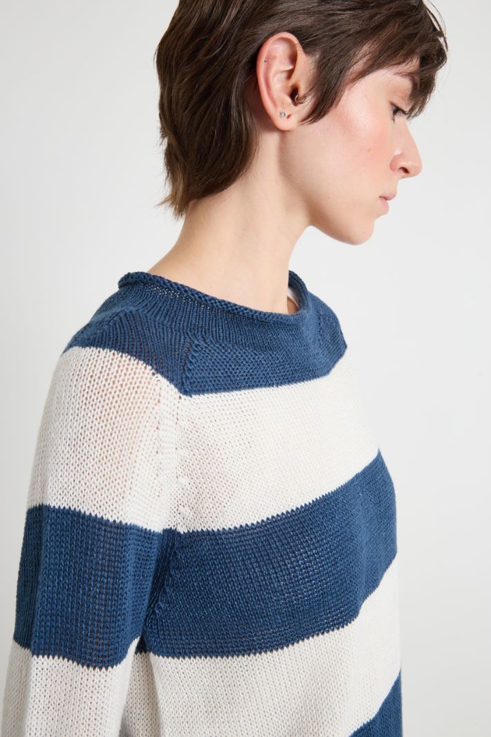 Lightweight linen jumper Intrend - 3
