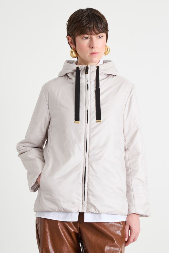 Short padded jacket in water-repellent canvas Intrend - 2
