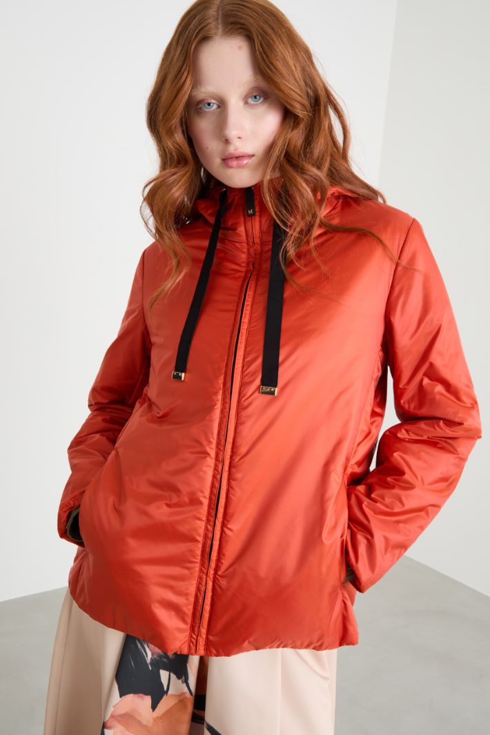 Short padded jacket in water-repellent canvas Intrend - 2