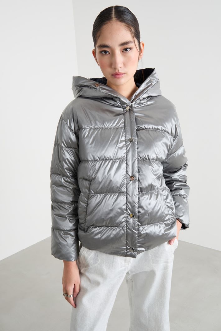 Plumífero reversible de tejido técnico repelente al agua Intrend - 2