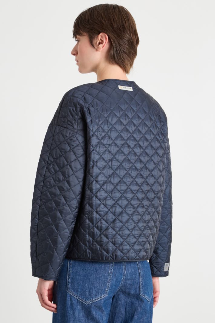 Quilted water-repellent canvas jacket Intrend - 4