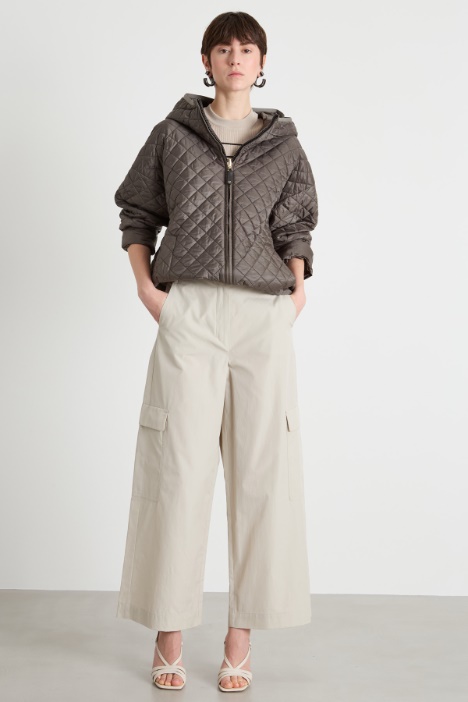 Hooded quilted jacket Intrend