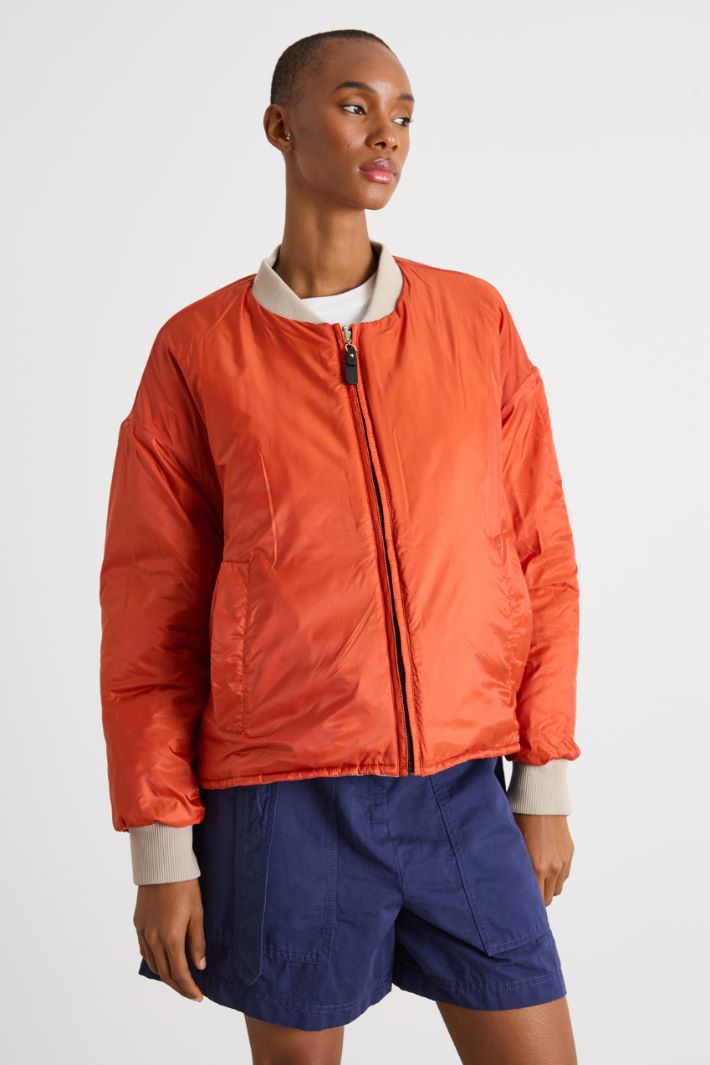 Reversible padded bomber jacket Intrend - 4