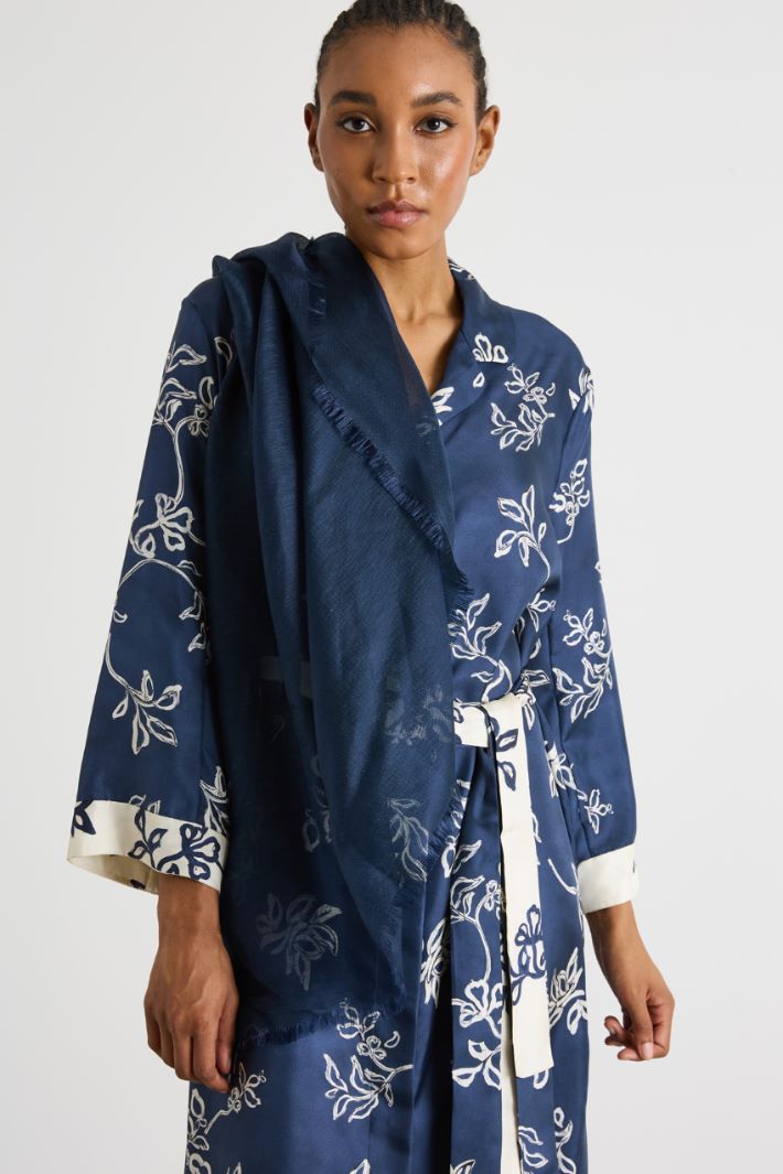 Silk and linen stole Intrend - 2