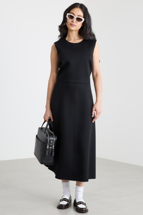 Abito midi in jersey accoppiato Intrend