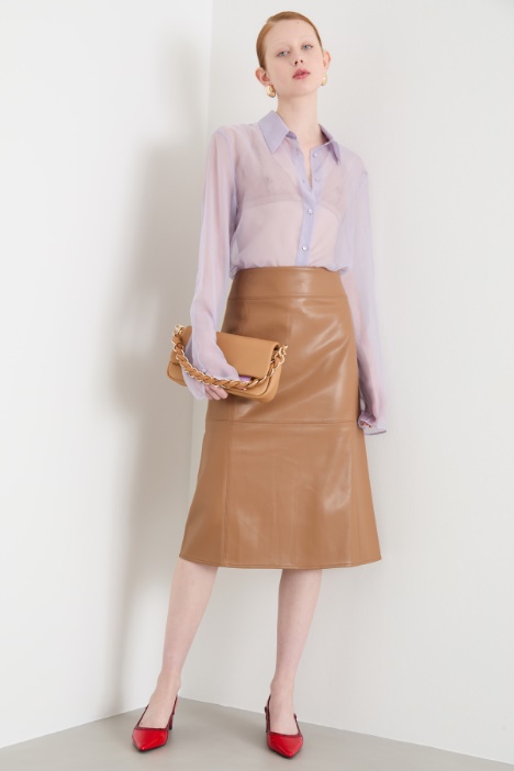 Coated fabric skirt Intrend