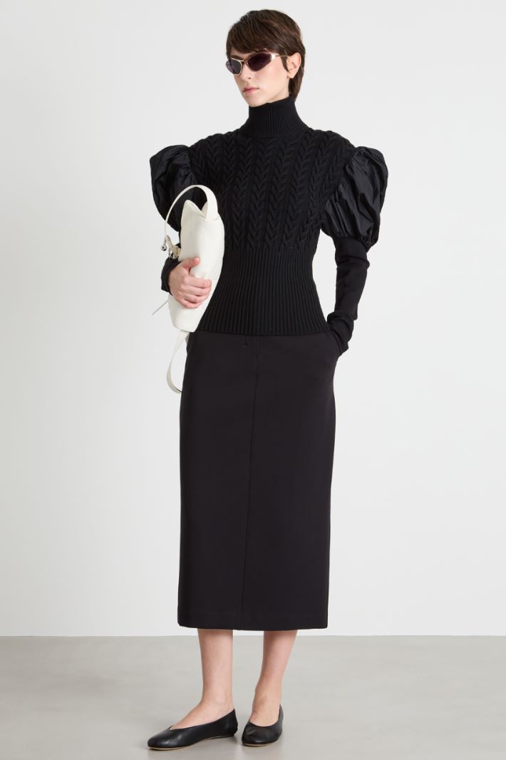 Jersey pencil skirt Intrend