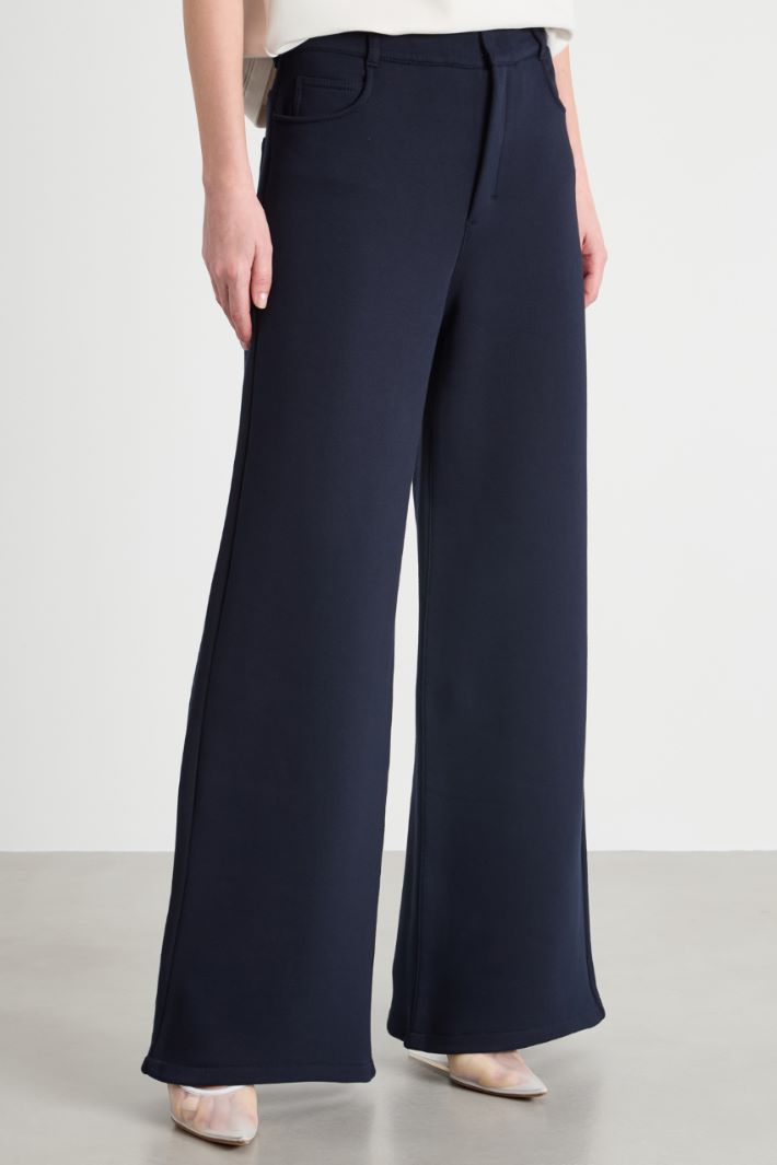 Fleece-back jersey trousers Intrend - 2