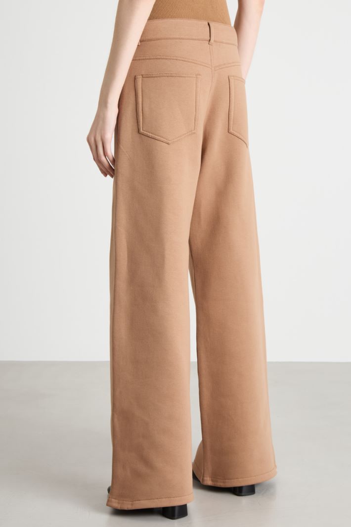 Pantalone in jersey felpa Intrend - 4