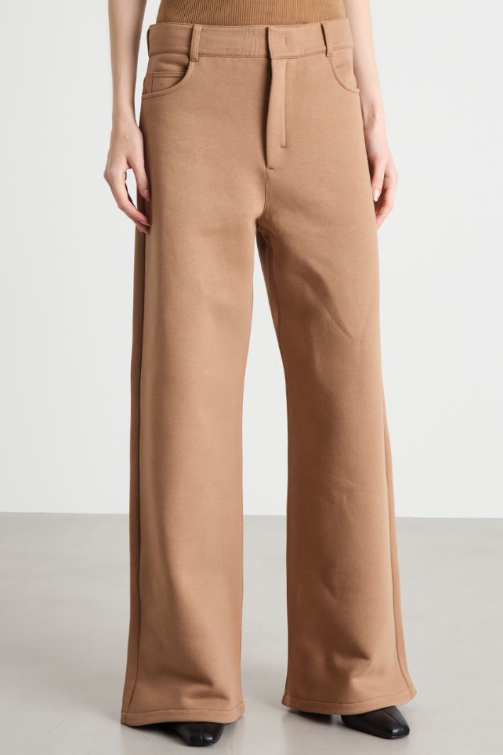 Pantalone in jersey felpa Intrend - 2