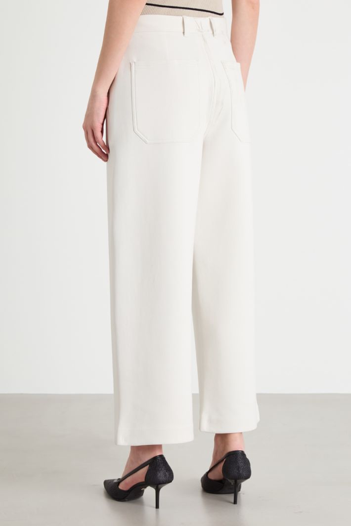 Straight jersey trousers Intrend - 4