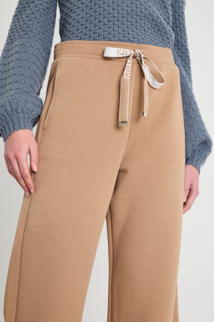 Loopback Jersey Drawstring Trousers Intrend - 3