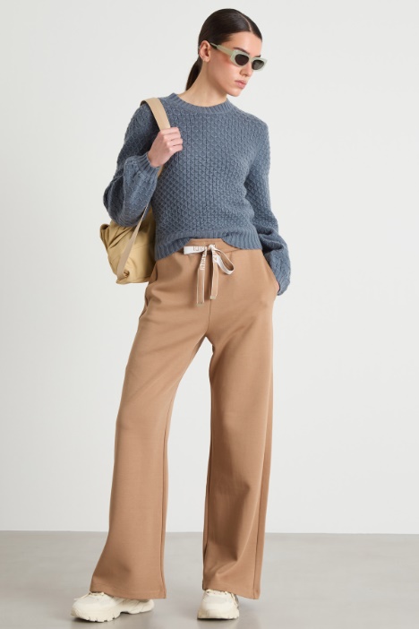 Loopback Jersey Drawstring Trousers Intrend