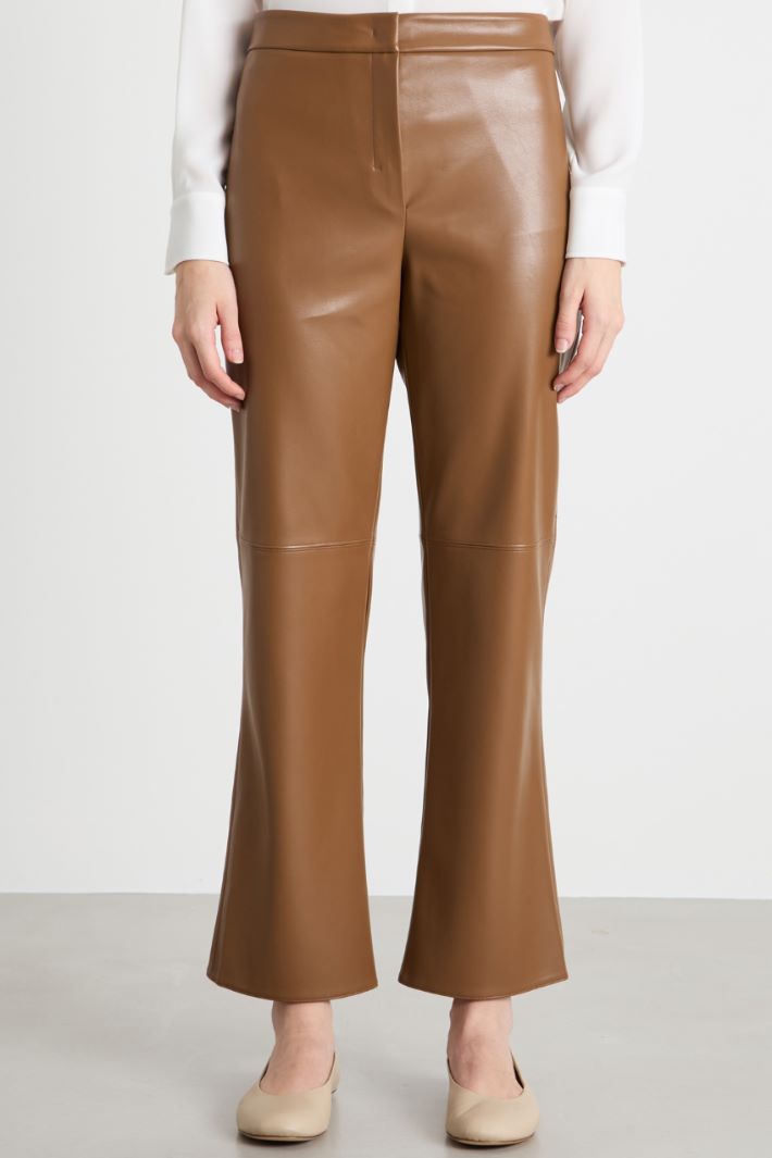 Slim-fit coated trousers Intrend - 2