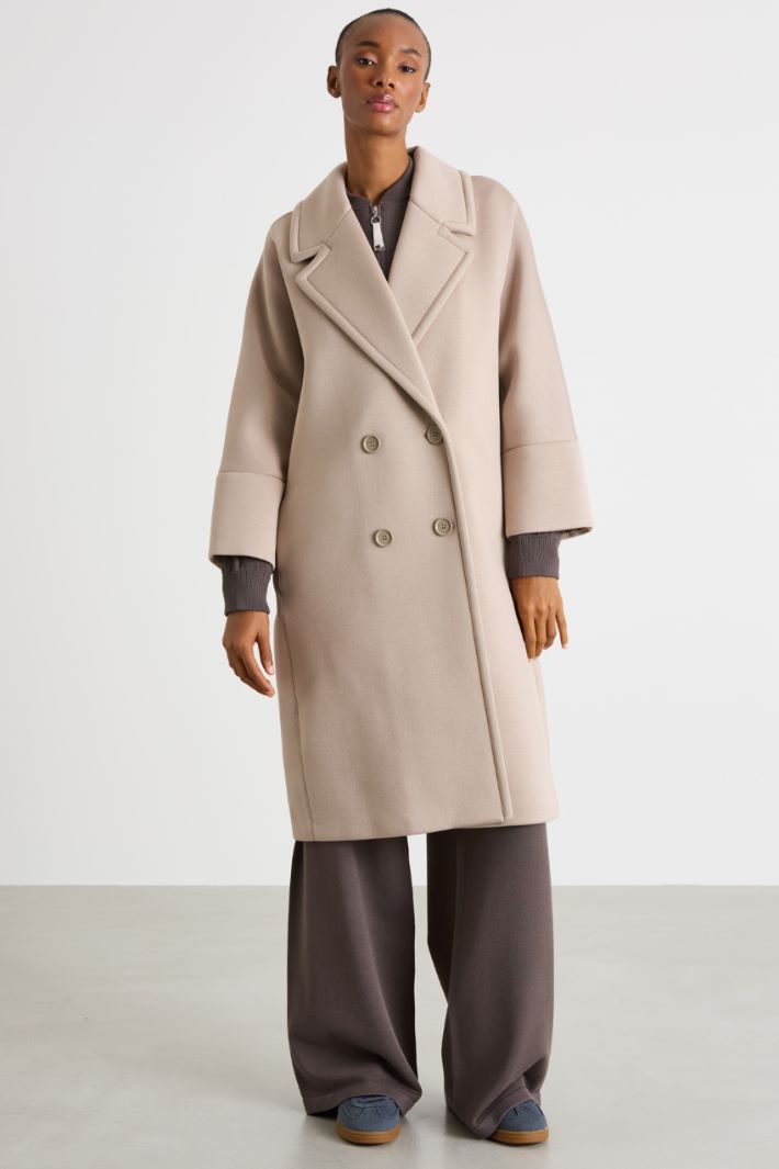 Cappotto doppiopetto con maniche a kimono Intrend - 2