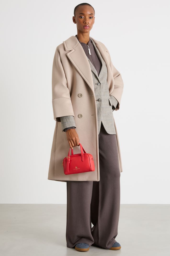 Cappotto doppiopetto con maniche a kimono Intrend