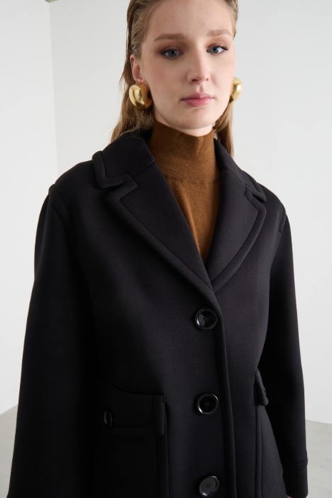 Giacca monopetto in jersey