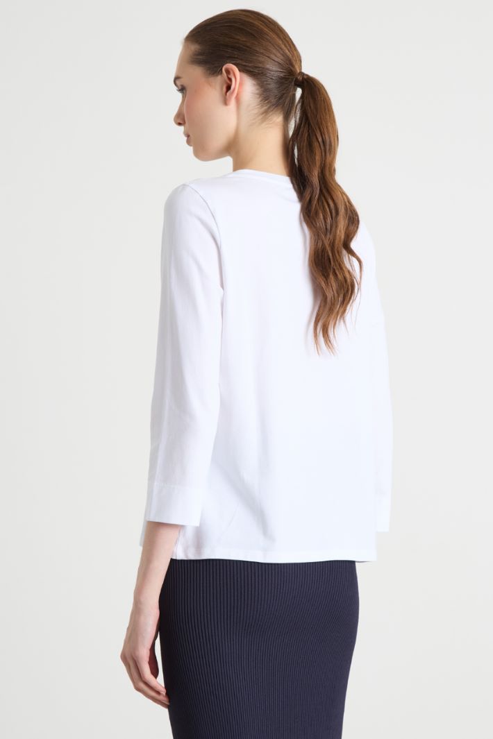 Bracelet-sleeve T-shirt Intrend - 4